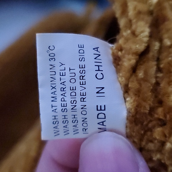 Chenille Yellow Cardigan - Picture 7 of 8